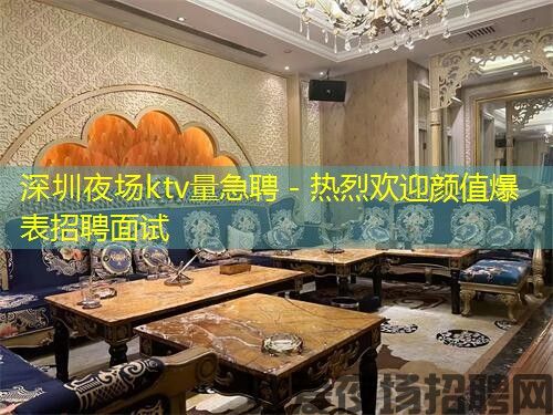 深圳夜场ktv量急聘 - 热烈欢迎颜值爆表招聘面试