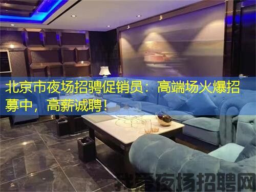 北京市夜场招骋促销员：高端场火爆招募中，高薪诚聘！