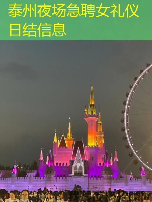 泰州夜场急聘女礼仪日结信息