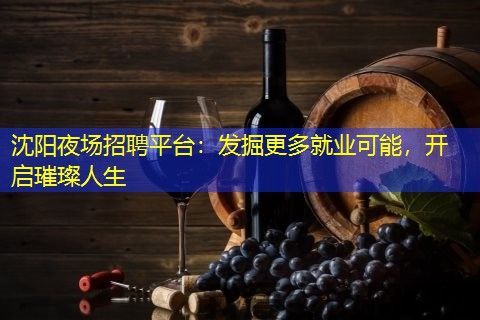 沈阳夜场招聘平台：发掘更多就业可能，开启璀璨人生