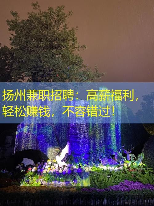 扬州兼职招聘：高薪福利，轻松赚钱，不容错过！