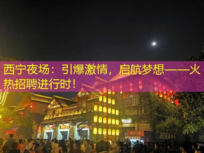 西宁夜场：引爆激情，启航梦想——火热招聘进行时！