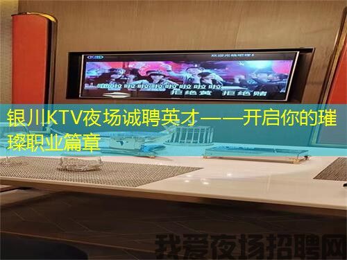 银川KTV夜场诚聘英才——开启你的璀璨职业篇章 银川KTV夜场诚聘英才——开启你的璀璨职业篇章