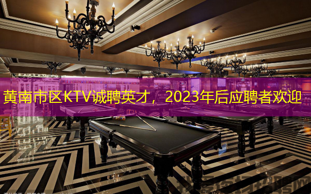 黄南市区KTV诚聘英才,2023年后应聘者欢迎 黄南市区KTV诚聘英才,2023年后应聘者欢迎