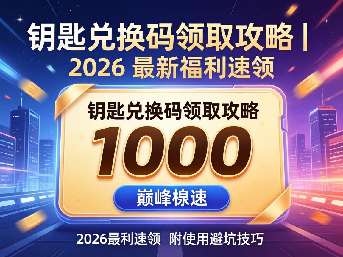 巅峰极速 1000 钥匙兑换码领取攻略