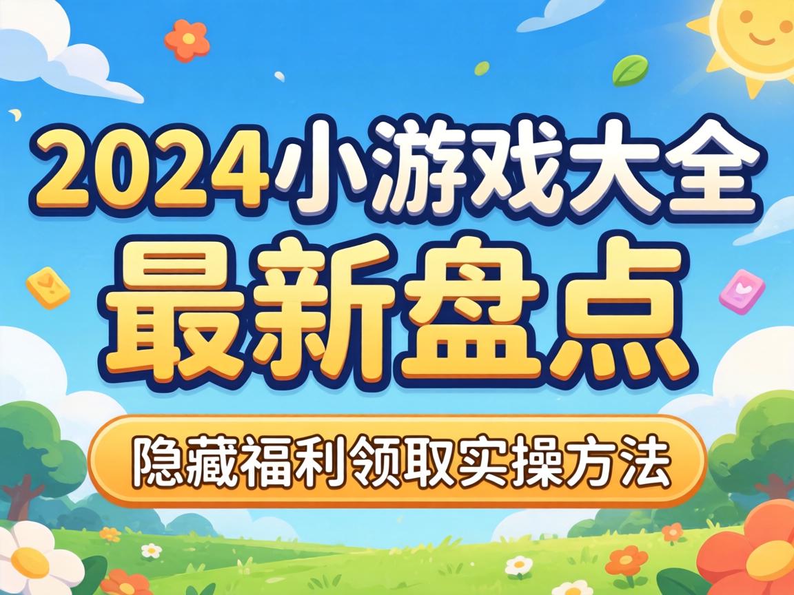 2024小游戏大全最新盘点 附隐藏福利领取实操方法 2024小游戏大全最新盘点 附隐藏福利领取实操方法