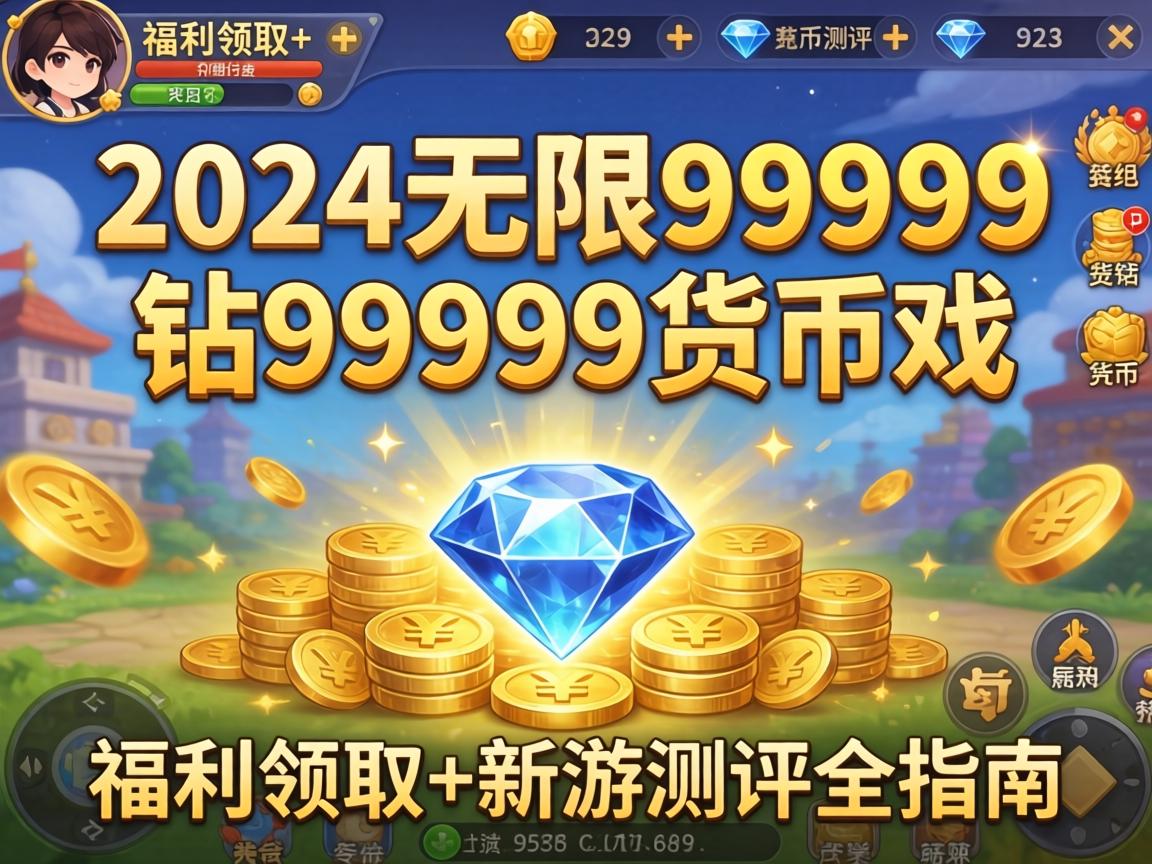 2024无限99999钻999999金币的游戏 福利领取+新游测评全指南 2024无限99999钻999999金币的游戏 福利领取