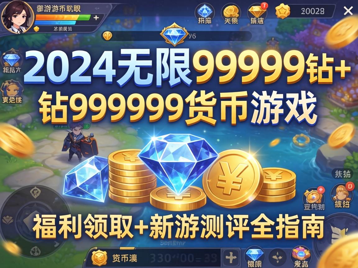 2024无限99999钻999999金币的游戏 福利领取+新游测评全指南 2024无限99999钻999999金币的游戏 福利领取