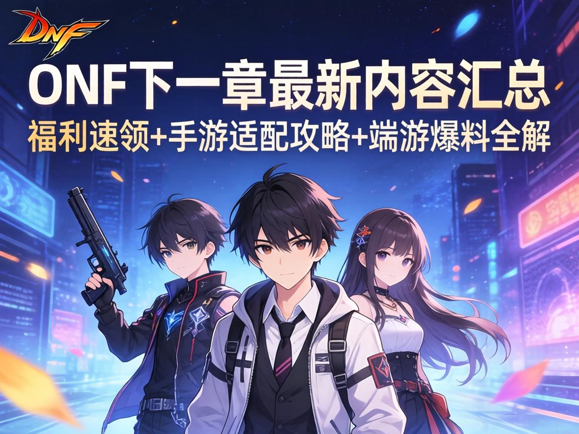 《DNF下一章最新内容汇总:福利速领+手游适配攻略+端游爆料全解》 DNF下一章最新内容汇总